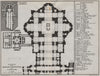 St Peter's Rome. Basilica di San Pietro in Vaticano. Pianta floor plan 1909 map