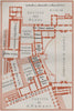 VATICAN PALACE South wing Sistine Chapel Raphael's Loggia Stanze. SMALL 1909 map