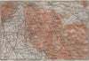VOLSCIAN MOUNTAINS. Velletri Artena Cori Monti Lepini. Topo-map. Italy 1909