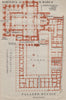 St Mark's BASILICA SAN MARCO. PALAZZO DUCALE Doge's palace plan Venice 1909 map