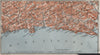 RIVIERA DI LEVANTE. Genoa Genova-Portofino-Rapallo-Chiavari-La Spezia 1909 map