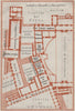 VATICAN PALACE South wing Sistine Chapel Raphael's Loggia Stanze. SMALL 1909 map