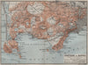 Contorni di NAPOLI. NAPLES western environs. Golfo di Pozzuoli. Italy 1909 map