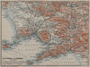 Golfo di/DINTORNI DI NAPOLI. Bay of Naples & environs. Campania mappa 1909