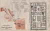POMPEII. Strada dei Sepolcri. Pompeian house. Casa di Pansa floor plan 1909 map