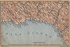 RIVIERA DI PONENTE. Genoa Genova-Arenzano-Varazze-Savona-Loana. Italy 1895 map