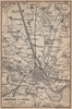 PAVIA environs contorni. San Genesio Borgarello. Italy mappa. BAEDEKER 1895