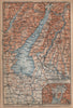 LAGO DI/LAKE GUARDA. Riva environs contorni. Topo-map. Italy mappa 1895