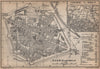 REGGIO NELL'EMILIA town city plan & environs/contorni. Italy mappa 1895