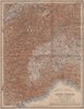 ALTA ITALIA (PARTE OCCIDENTALE). North-west Italy mappa. BAEDEKER 1899 old