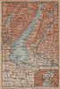 LAGO DI/LAKE GUARDA. Riva environs contorni. Topo-map. Italy mappa 1899
