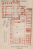St Mark's BASILICA SAN MARCO. PALAZZO DUCALE Doge's palace plan Venice 1899 map