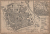 REGGIO NELL'EMILIA town city plan & environs/contorni. Italy mappa 1899