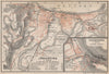 JONKOPING Jönköping town city stadsplan. Inset Huskvarna. Sweden karta 1899 map