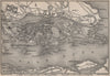 DJURGARDEN Djurgården. Stockholm. Sweden karta. BAEDEKER 1899 old antique map