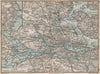 STOCKHOLM ENVIRONS. Stockholms Omgifningar. Sweden karta. BAEDEKER 1899 map