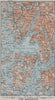 OUTER HARDANGERFJORD topo-map. Bergen Stordo. Norway kart. BAEDEKER 1909