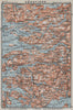 SOGN OG FJORDANE. Sondfjord Söndfjord. Floro. Topo-map. Norway kart 1909