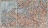 NORTHERN SONDMERE/Sunnmøre & MOLDE FJORD. Alesund. Topo-map. Norway 1909