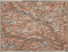 NORTH GUDBRANDSDAL, OTTADAL Nordl. Dombas Dovrefjell. Topo-map. Norway 1912