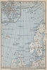 NORTHERN EUROPE. Norwegian Sea. Arctic Ocean. Spitsbergen. Scandinavia 1912 map