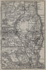 COPENHAGEN NORTHERN ENVIRONS. København Lyngby Gentofte Hillerod kort 1912 map
