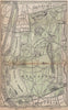 BOIS DE BOULOGNE plan. Paris Neuilly Longchamp Jardin d'Acclimatation 1898 map