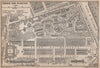 JARDIN DES PLANTES ground plan. Paris 5e carte. BAEDEKER 1898 old antique map