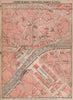 CHAMP DE MARS TROCADÉRO CHAMPS ÉLYSÉES town city plan. Paris 7e 8e 16e 1898 map