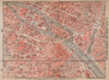 CITÉ JARDIN DES PLANTES BASTILLE town city plan. Paris 4e 5e 1e 6e 12e 1898 map