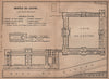 MUSÉES DU LOUVRE; PREMIER ÉTAGE First floor plan. Paris carte 1900 old map