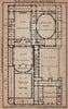 BIBLIOTHÈQUE NATIONALE DE FRANCE floor plan. Richelieu site. Paris 1900 map