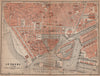 LE HAVRE antique town city plan de la ville. Seine-Maritime carte 1900 old map
