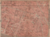 GRANDS BOULEVARDS LES HALLES MARAIS town city plan. Paris 1e 2e 3e 10e 1900 map