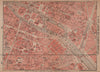 CITÉ JARDIN DES PLANTES BASTILLE town city plan. Paris 4e 5e 1e 6e 12e 1900 map