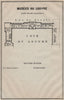 MUSÉES DU LOUVRE; SECOND ÉTAGE Second floor plan. Paris carte 1907 old map