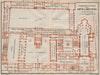 CONSERVATOIRE DES ARTS ET METIERS floor plan. Paris carte. BAEDEKER 1907 map