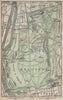 BOIS DE BOULOGNE plan. Paris Neuilly Longchamp Jardin d'Acclimatation 1907 map