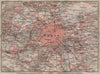 PARIS ET SES ENVIRONS. St-Germain-en-Laye Versailles St Cloud carte 1907 map