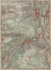 ST. CLOUD & SÈVRES environs. Bois de Meudon. Garches. Hauts-de-Seine 1907 map
