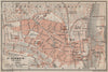 ST. GERMAIN-EN-LAYE town city plan de la ville. Yvelines. Paris carte 1907 map