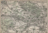 ST DENIS PONTOISE environs. Argenteuil Foret de Montmorency Val-d'Oise 1907 map