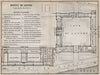 MUSÉES DU LOUVRE; REZ-DE-CHAUSSÉE ground floor plan. Paris carte 1910 old map