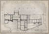 Musée national du Moyen Âge Thermes & hôtel de Cluny floor plan. Paris 1910 map
