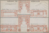 FORÊT DE FONTAINEBLEAU & town plan. Topo-map. Seine-et-Marne carte 1910