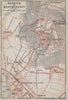 ENGHIEN-les-Bains & MONTMORENCY town city plan. Deuil Soisy Val-d'Oise 1910 map
