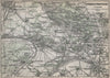 ST DENIS PONTOISE environs. Argenteuil Foret de Montmorency Val-d'Oise 1910 map