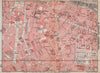 INVALIDES LUXEMBOURG. town city plan de la ville. Paris 6e 7e carte 1910 map