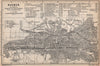 BARMEN / WUPPERTAL antique town city stadtplan. Germany karte 1896 old map