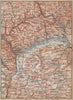 THE RHEINGAU topo-map. Wiesbaden Lorch Rüdesheim Mainz. Germany karte 1896